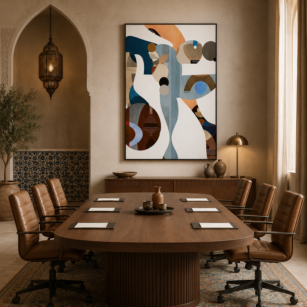 Delighted 1 par Roberto Moro, tableau Abstrait, Roberto Moro en décoration murale