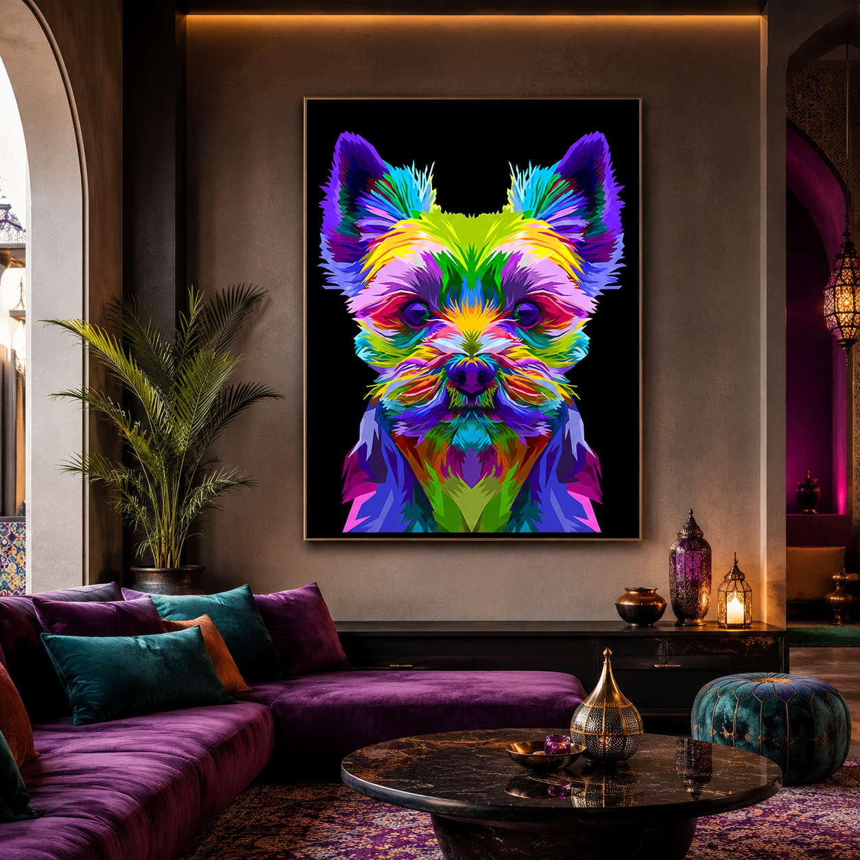 Chien Pop Art