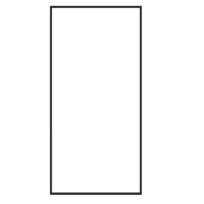frame slim vertical noir