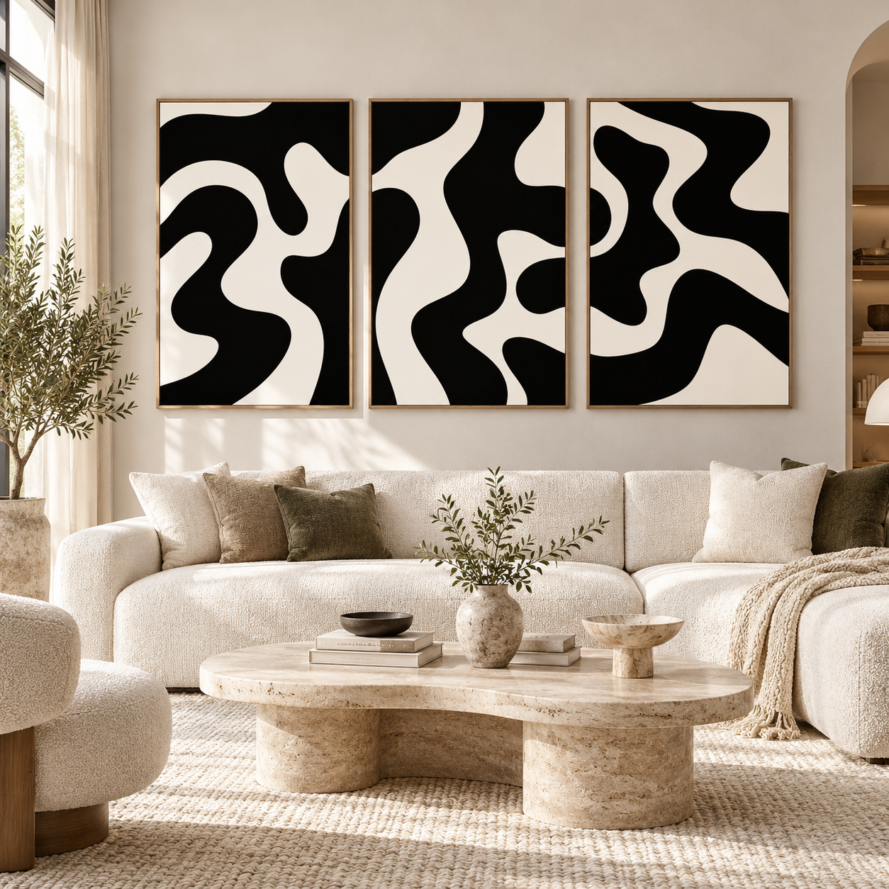 MONO FLOW par Arty Studio, tableau Arty Studio, inspiration en décoration murale