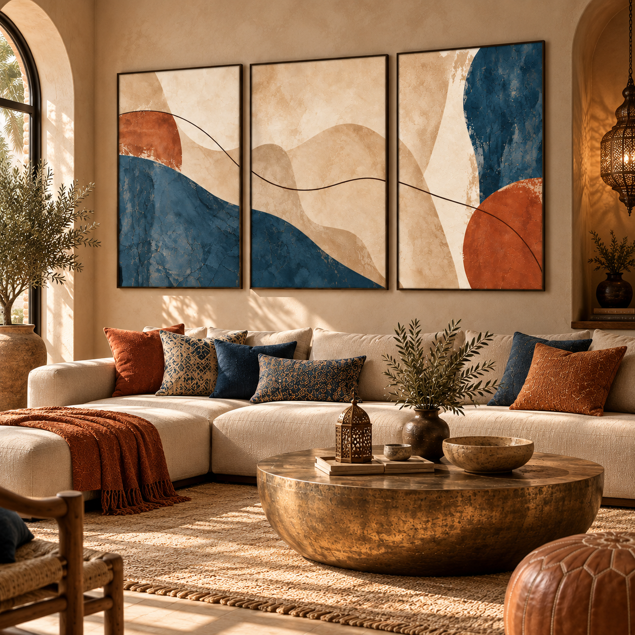 Terre d’Azur par Arty Studio, tableau Arty Studio, inspiration en décoration murale